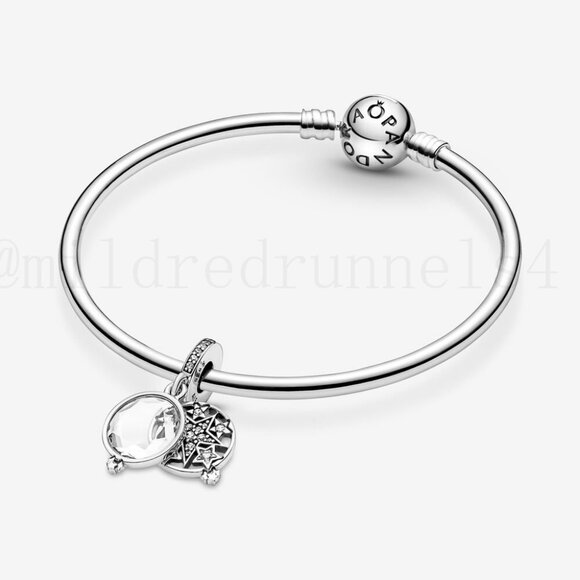 Pandora Magnified Star Double Dangle Charm - Picture 4 of 5